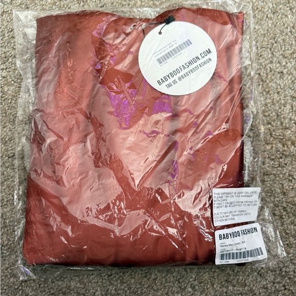 Chic Satin Maxi Dress in Rich Brown - Picture 2 of 3